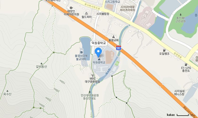 학교 찾아오시는 길 지도